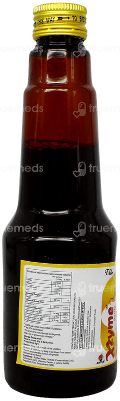 Xzyme Sugar Free Syrup 225Ml